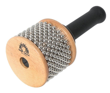 Cabasa GEWA Club Salsa de madera con cadena de bolas metálica