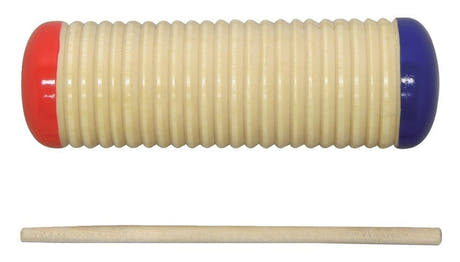 Güiro y shaker GEWA Club Salsa en uno, madera, 14 cm