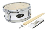 Tambor de marcha Basix Junior 10" x 4", blanco