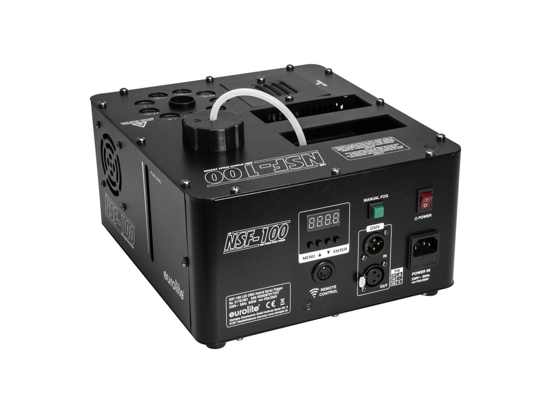 EUROLITE NSF-100 LED DMX Híbrido Pulverizador de niebla