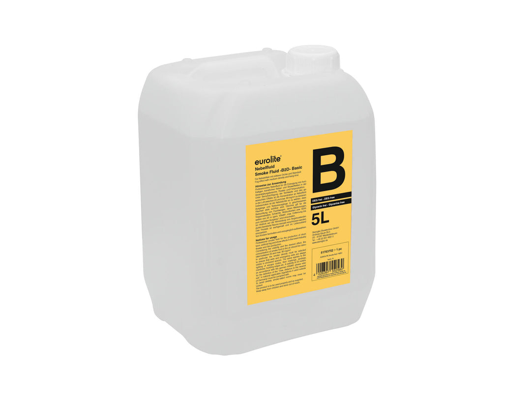 EUROLITE Conjunto Dynamic Fog 1200 + Líquido de humo -B2D- 5l