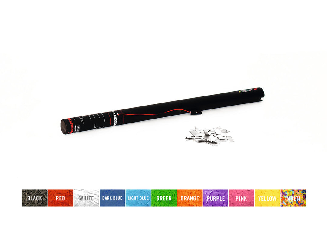 TCM FX Electric Confetti Cannon 80cm, blanco/plata