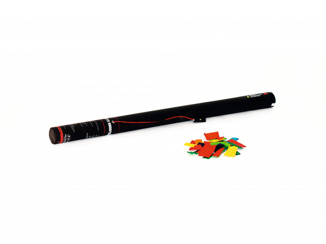 TCM FX Cañón de confeti eléctrico 80cm, multicolor