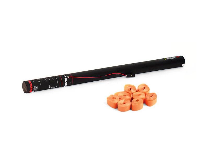 TCM FX Cañón de serpentinas eléctricas 80cm, naranja
