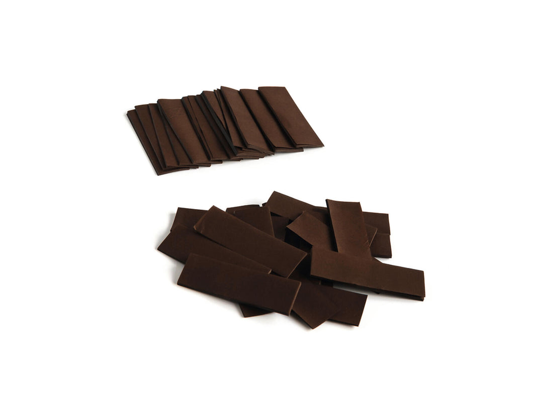 TCM FX Confeti rectangular Slowfall 55x18mm, marrón, 1kg