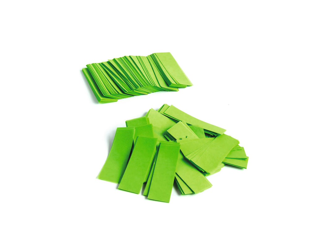 TCM FX Confeti rectangular Slowfall 55x18mm, verde claro, 1kg
