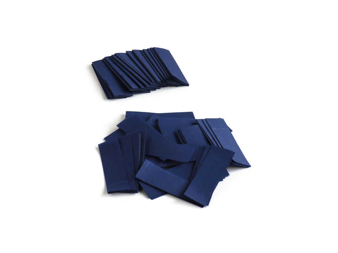 TCM FX Slowfall Confetti rectangular 55x18mm, azul oscuro, 1kg