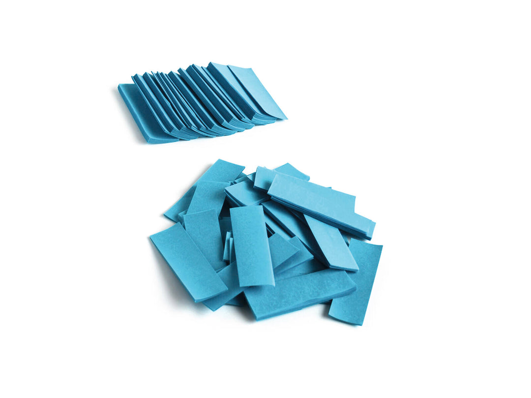 TCM FX Slowfall Confetti rectangular 55x18mm, azul claro, 1kg