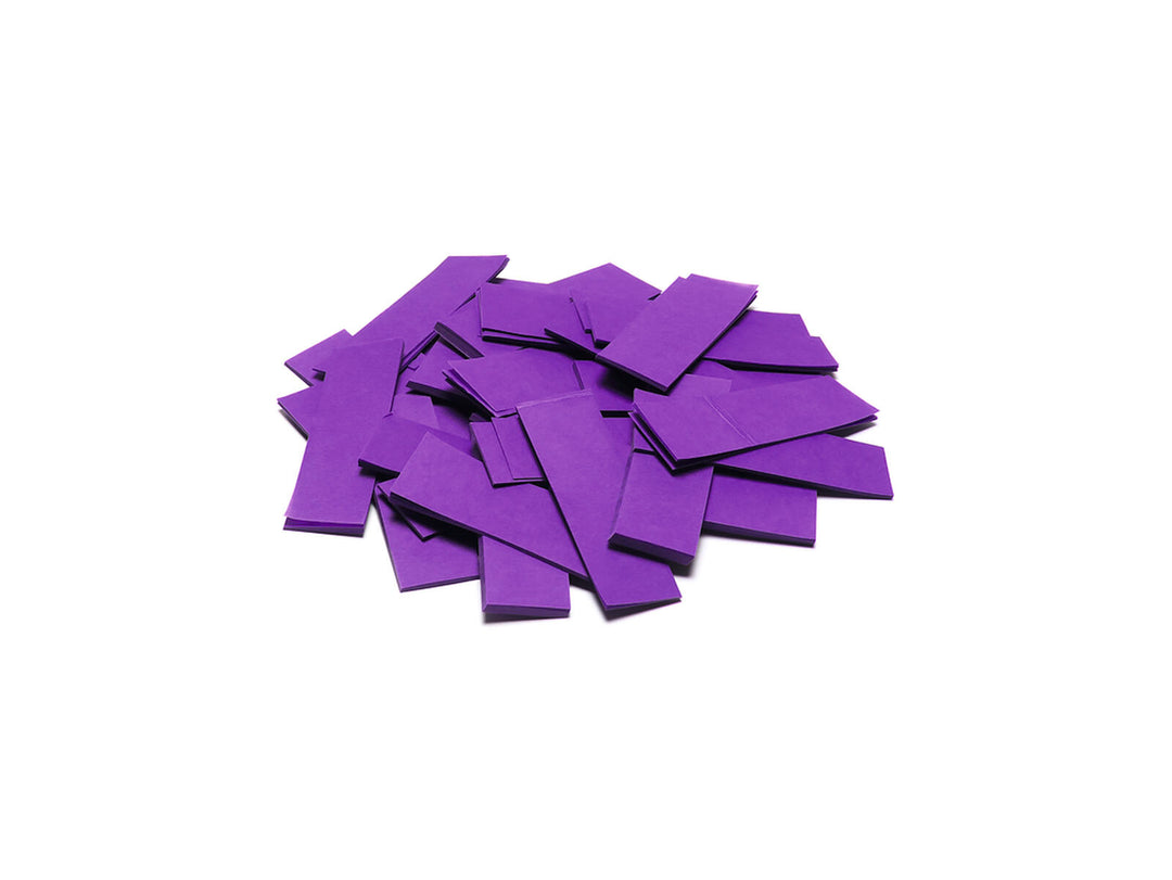 TCM FX Confeti rectangular Slowfall de 55x18mm, morado, 1kg