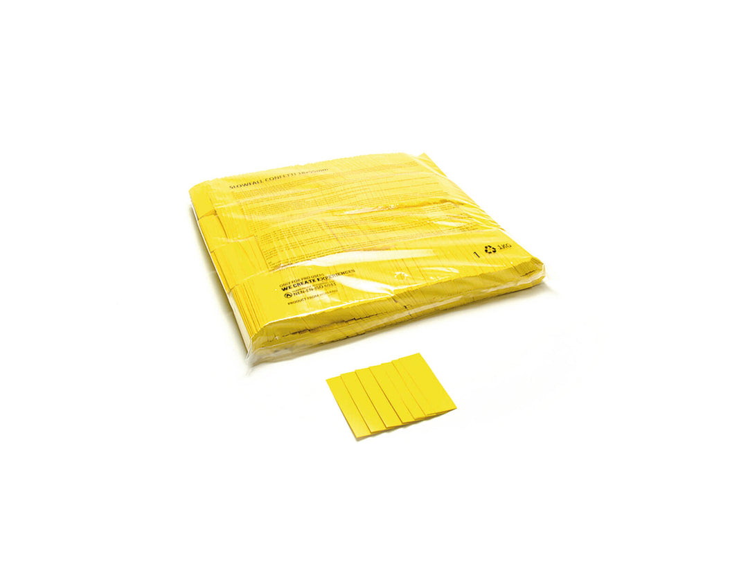 TCM FX Confeti Slowfall rectangular 55x18mm, amarillo, 1kg
