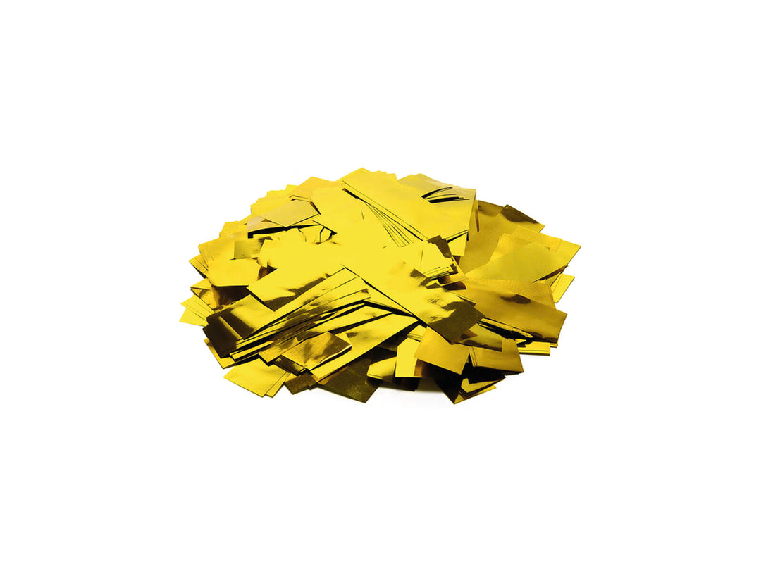 TCM FX Confeti metálico rectangular de 55x18mm, dorado, 1kg