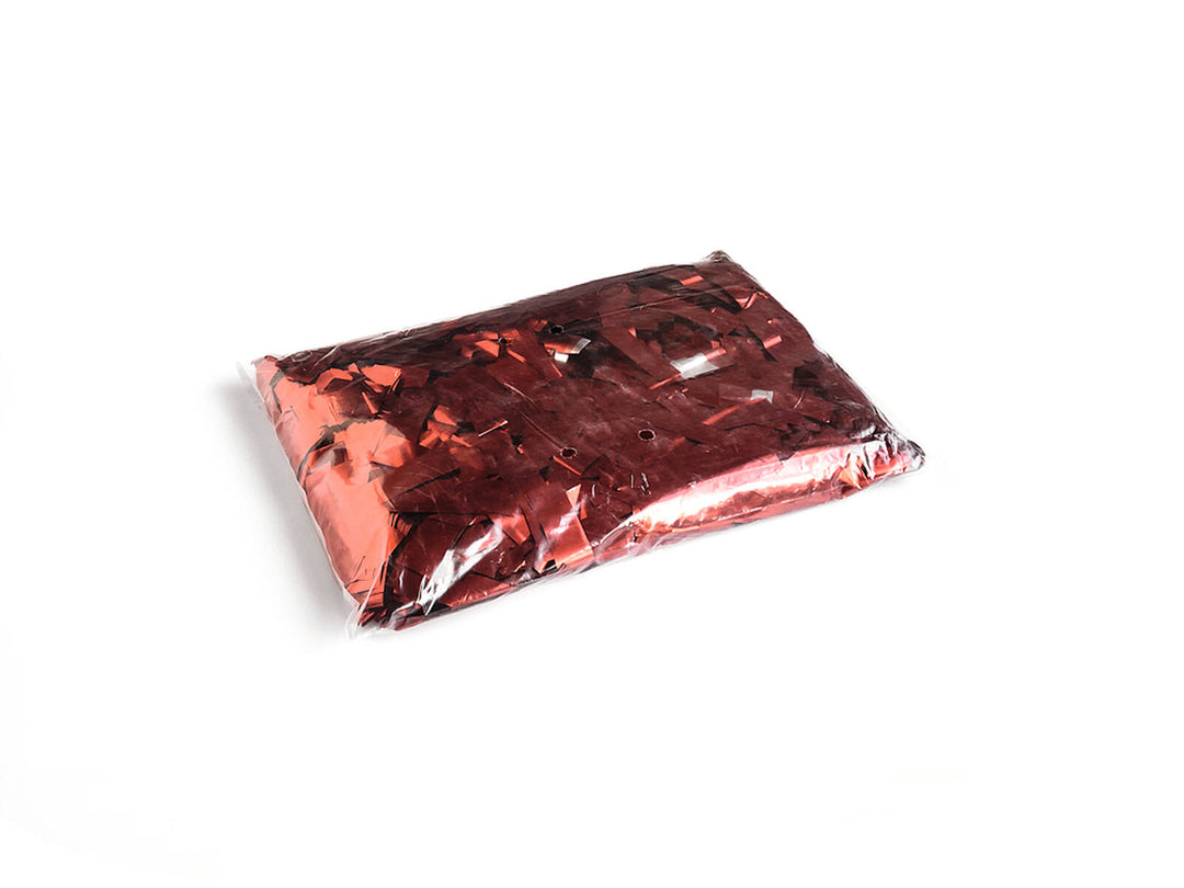 TCM FX Confeti metálico rectangular 55x18mm, rojo, 1kg