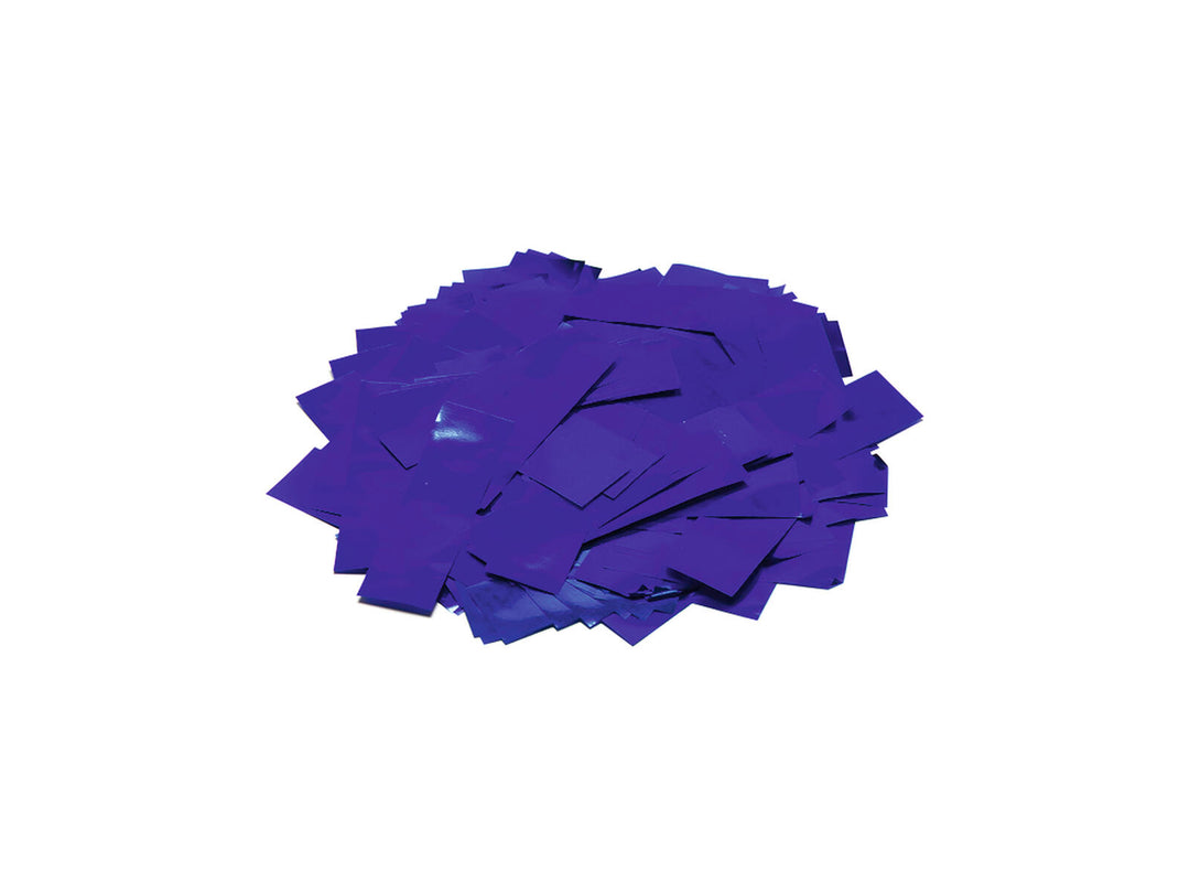 TCM FX Confeti metálico rectangular 55x18mm, azul, 1kg