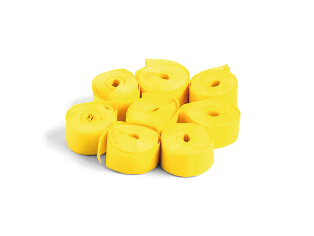 TCM FX Slowfall Streamers 5mx0.85cm, amarillo, 100x