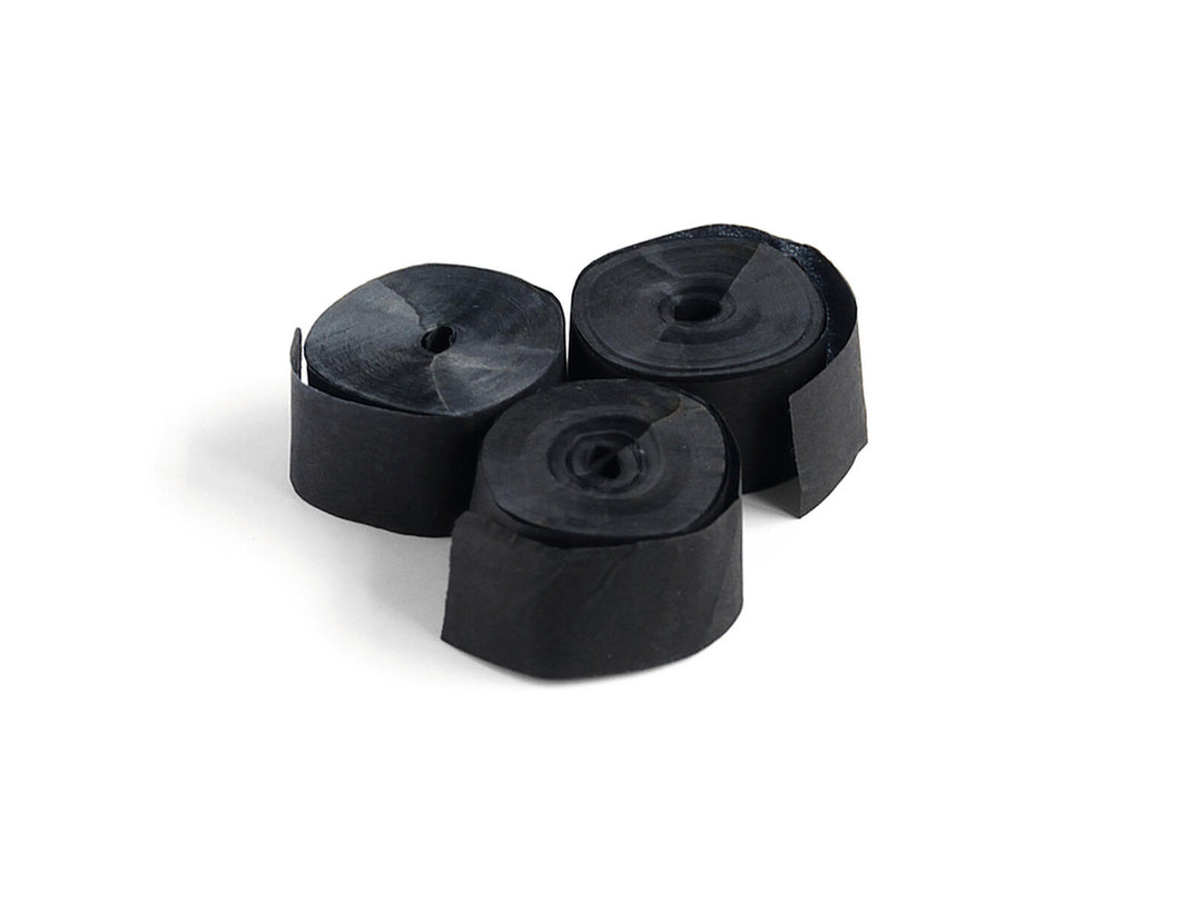 TCM FX Streamers de caída lenta 10mx1.5cm, negro, 32x