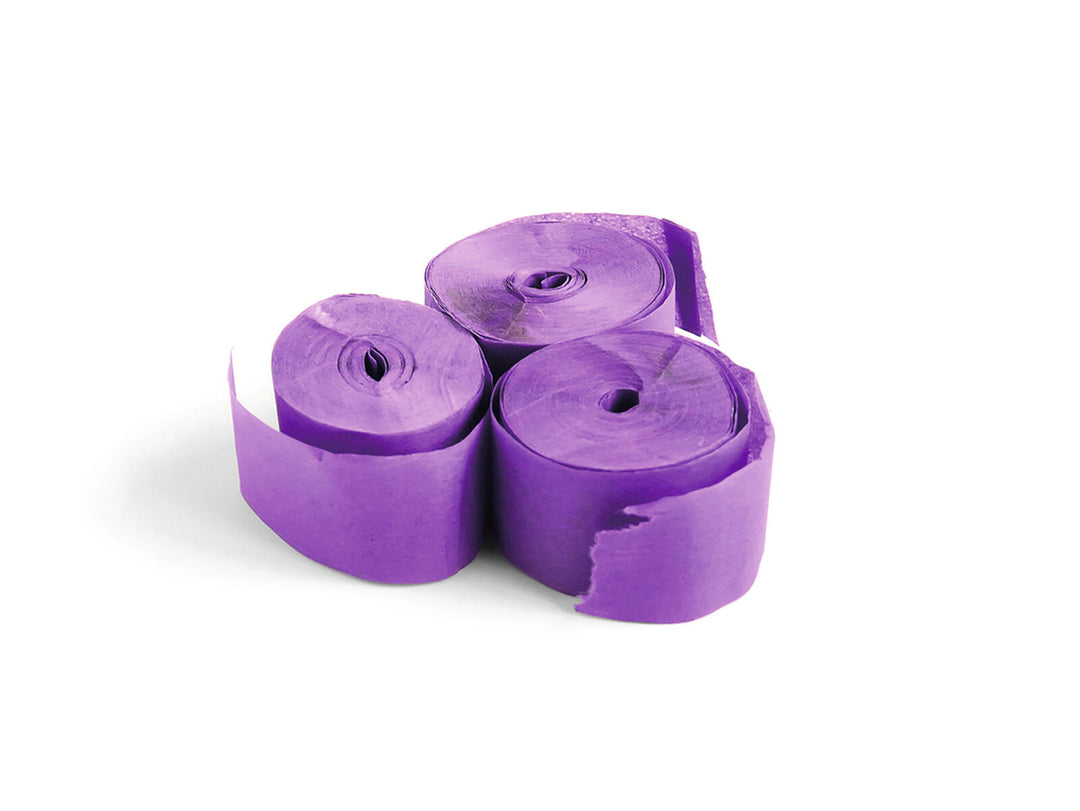 TCM FX Slowfall serpentinas 10mx1.5cm, morado, 32x
