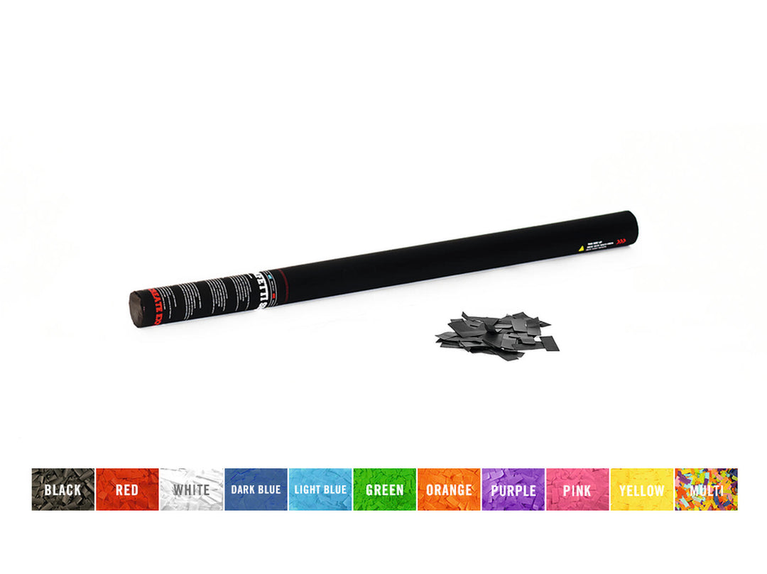 TCM FX Cañón de confeti portátil 80cm, negro