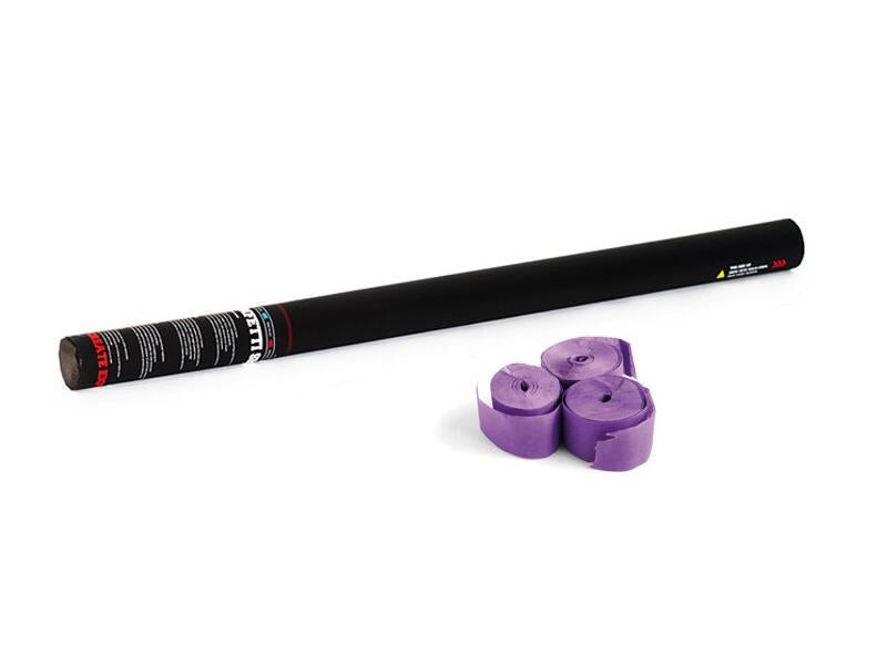 TCM FX Cañón de serpentinas portátil 80cm, morado