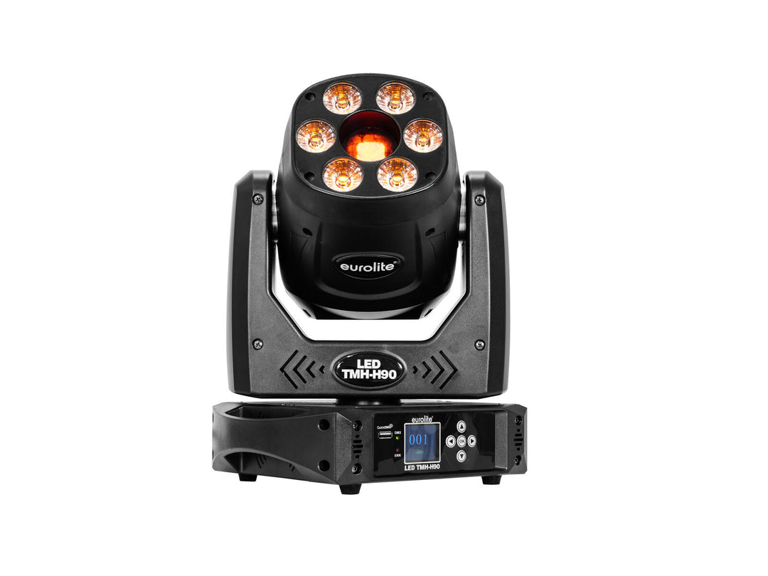 EUROLITE LED TMH-H90 Hybrid Cabezas Móviles Spot/Wash COB
