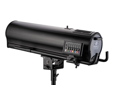 EUROLITE LED SL-1000 MFZ DMX Foco de búsqueda con flight case incluido