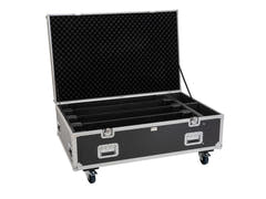 Flightcase ROADINGER PRO 4x LED BAR-8 SWING con ruedas