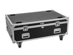 Flightcase ROADINGER PRO 4x LED BAR-8 SWING con ruedas