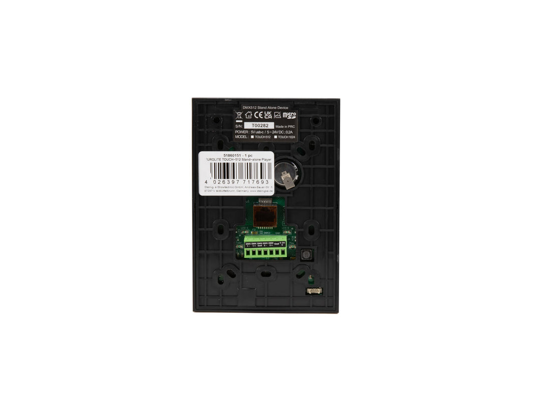 EUROLITE TOUCH-512 Reproductor independiente