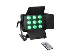 EUROLITE Set 2x LED CLS-9 QCL RGB/WW 9x7W + Maleta