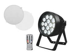 EUROLITE Conjunto de 4x LED IP PAR 14x10W HCL + Flightcase
