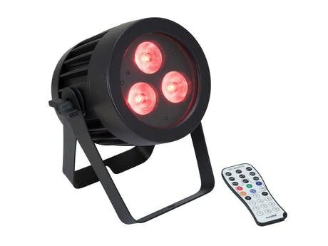 EUROLITE LED IP PAR 3x8W QCL Foco