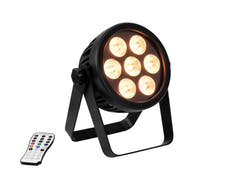EUROLITE Set 4x LED 7C-7 Silent Slim Spot + estuche