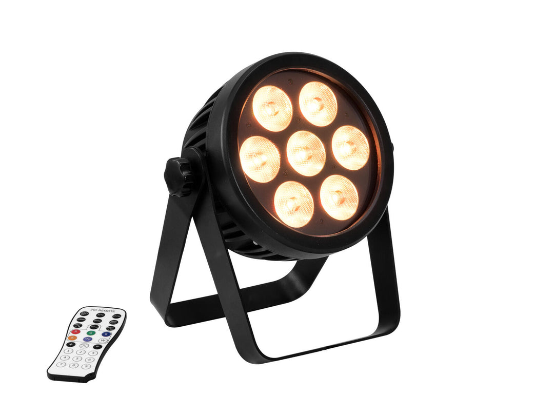 EUROLITE Set 4x LED 7C-7 Silent Slim Spot + estuche
