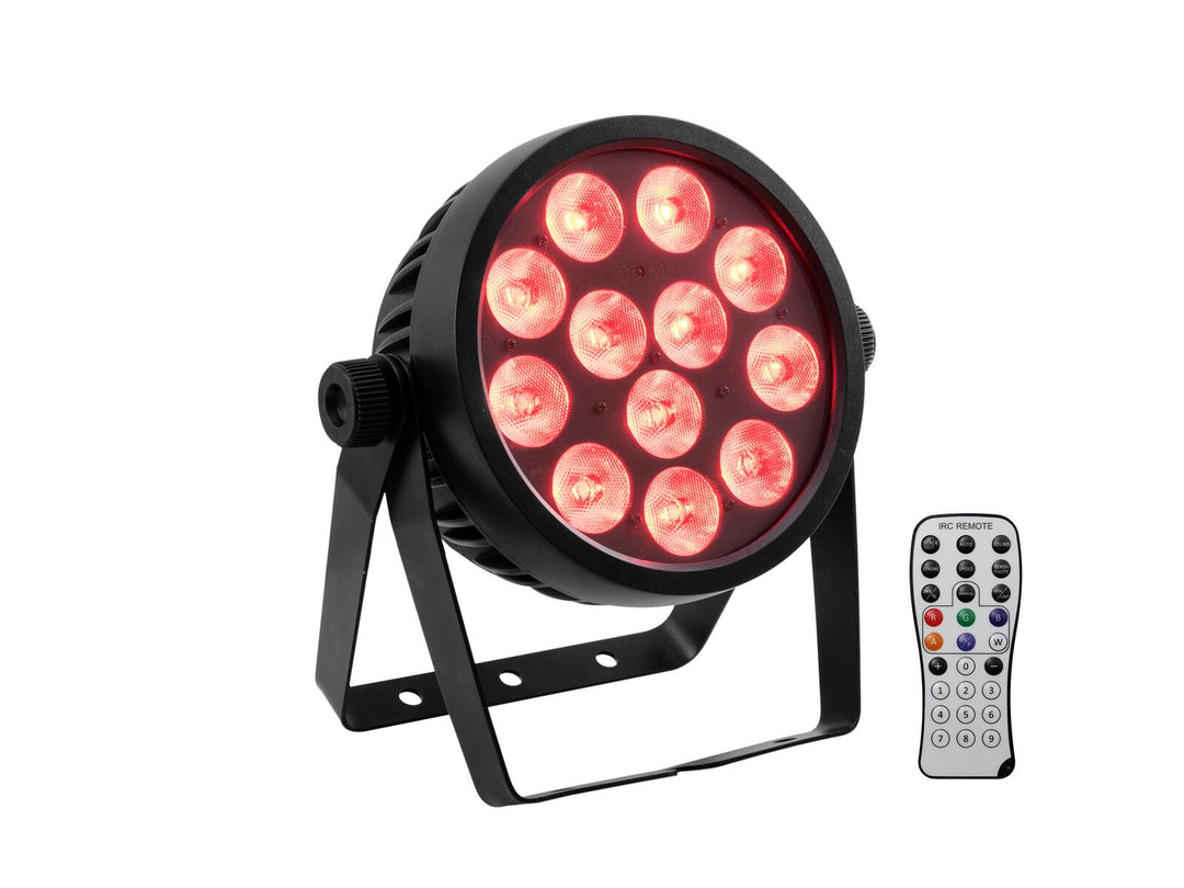 EUROLITE Set 4x LED 7C-12 Foco Slim silencioso + Estuche