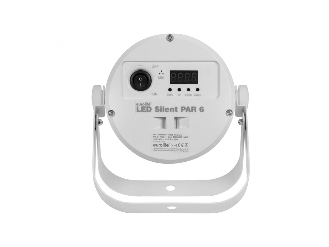EUROLITE LED Silent Par 6 QCL Floor blanco