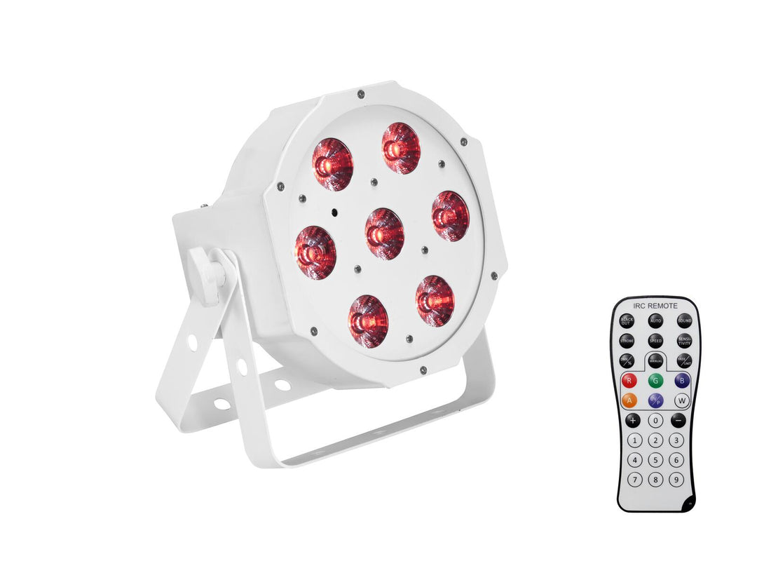 EUROLITE Set 4x LED SLS-7 HCL Spot blanco + bolsa blanda