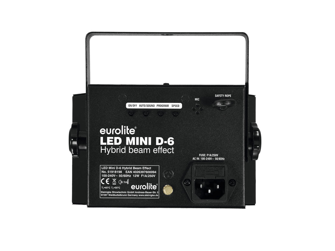 EUROLITE LED Mini D-6 Híbrido de haz Effect