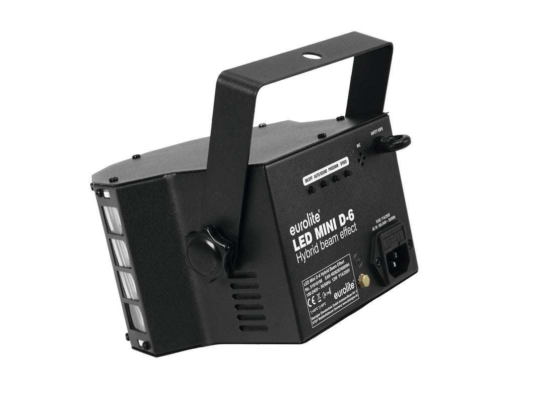 EUROLITE LED Mini D-6 Híbrido de haz Effect