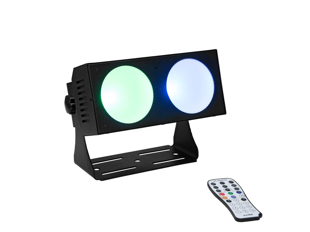 EUROLITE Set 2x LED CBB-2 COB RGB Barra + Estuche