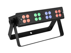 EUROLITE Set 2x Barras LED Silent Bar 16x4W RGB/WW + Bolsa Soft