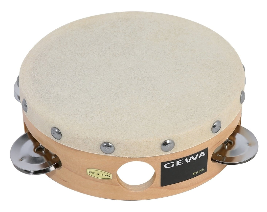 GEWA Pandereta tradicional con sonajas - 6"
