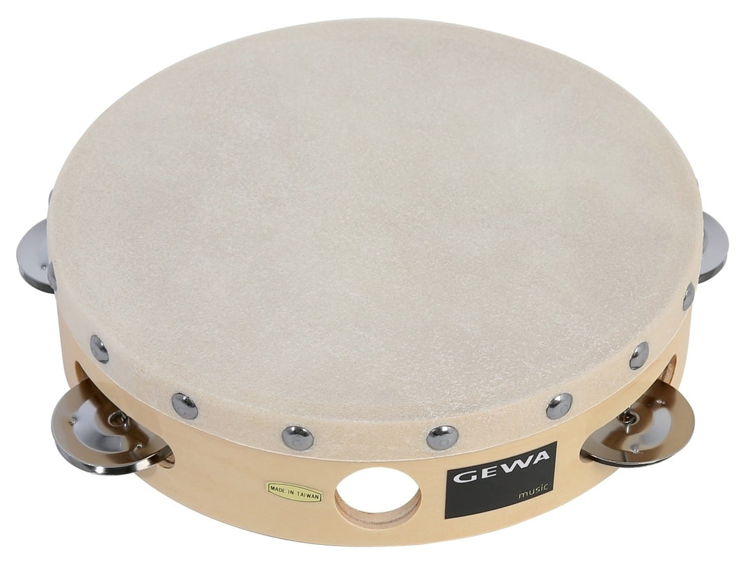 GEWA Pandereta tradicional con sonajas - 8"