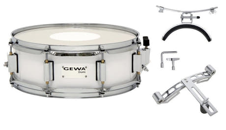 GEWA caja de marcha 13" x 5", abedul laminado blanco
