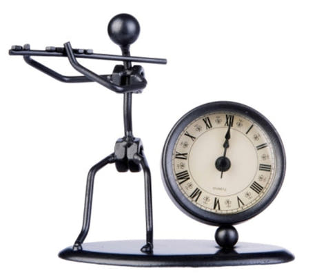 GEWA Escultura con reloj - Flauta