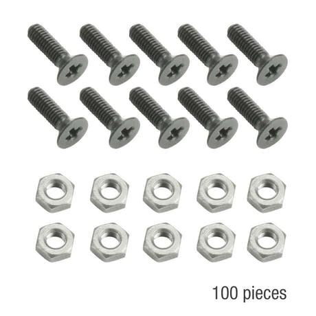 Adam Hall Chassis M3 Juego de Tornillos (100 uds.)