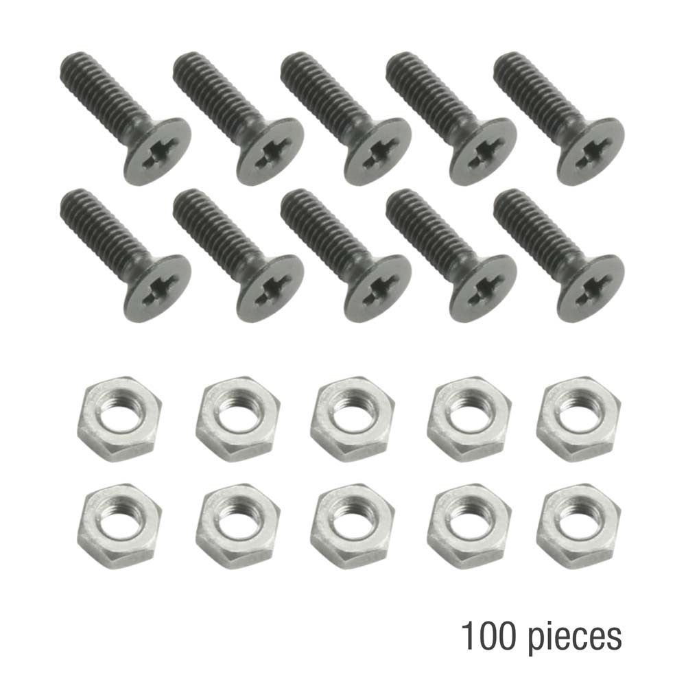 Adam Hall Chassis M3 Juego de Tornillos (100 uds.)