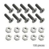 Adam Hall Chassis M3 Juego de Tornillos (100 uds.)