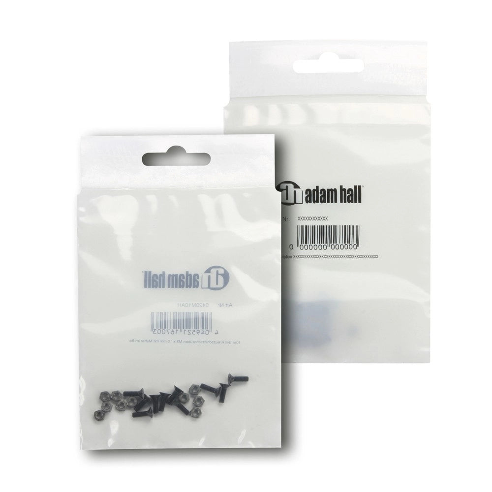 Adam Hall Chassis M3 Juego de Tornillos (10 uds.)