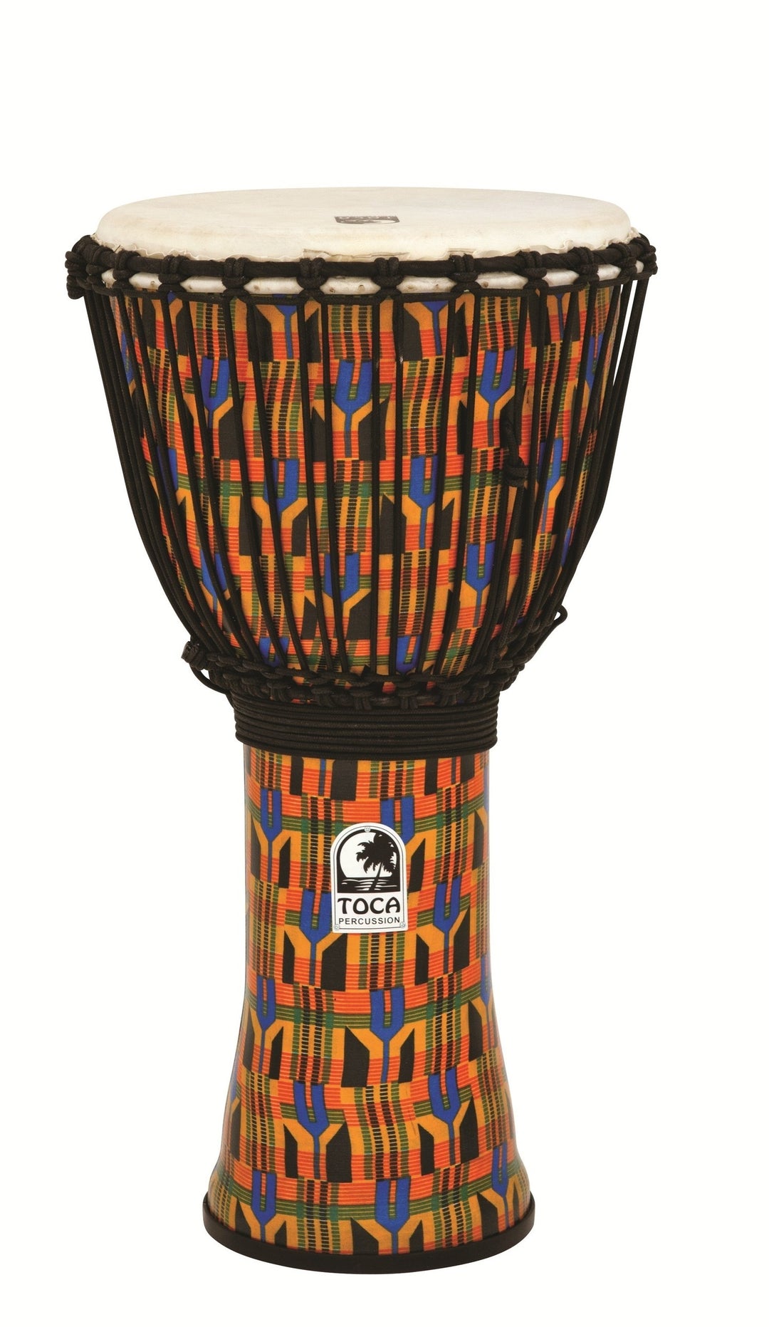 Toca Djembé Freestyle Rope Tuned - Kente Cloth (SFDJ-12K)