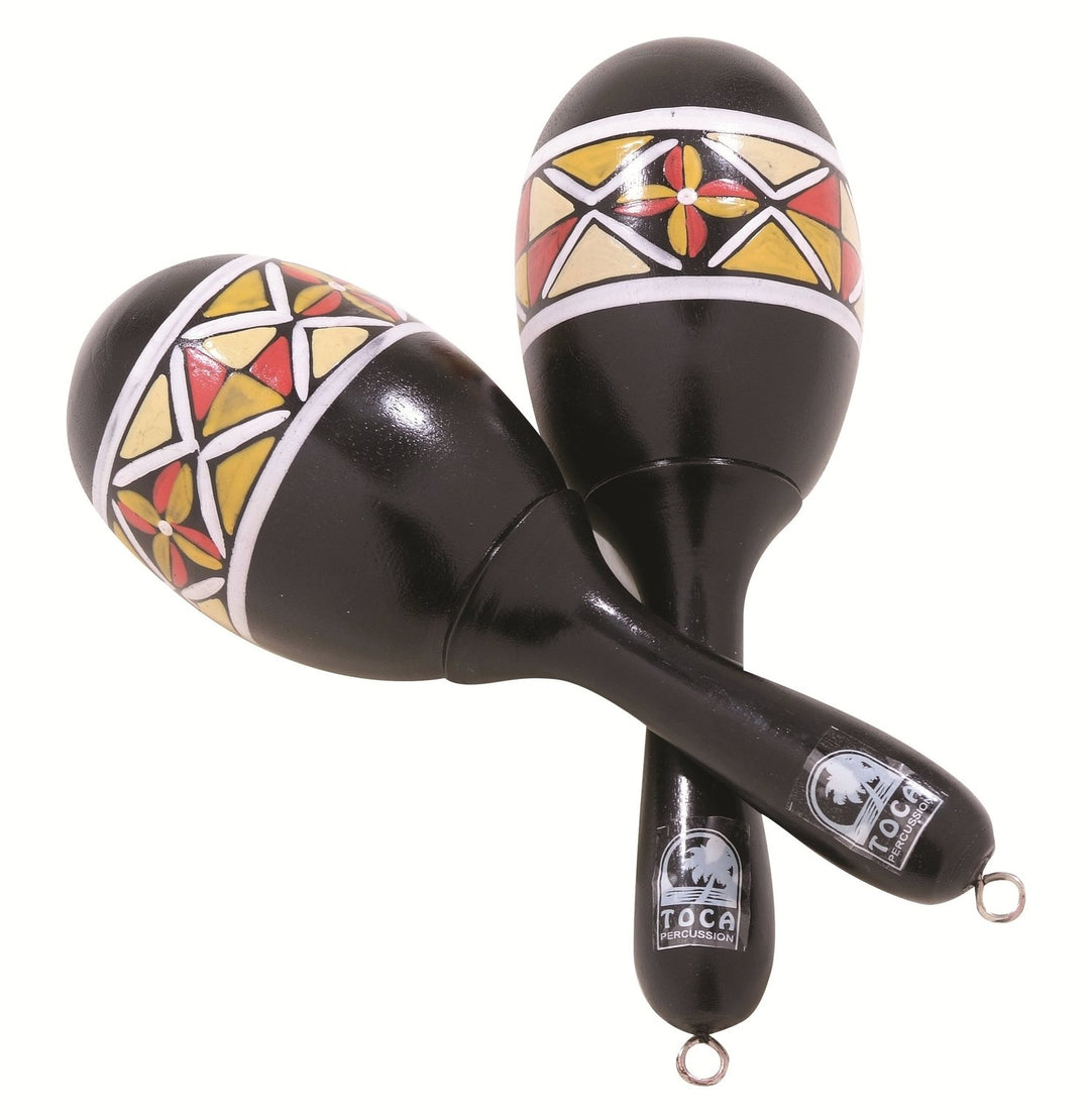 Toca Maracas de madera pintada (T3132)