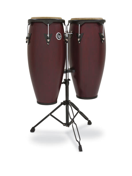 LP City serie juego de congas 10" y 11", Dark Wood, ligeramente brillante
